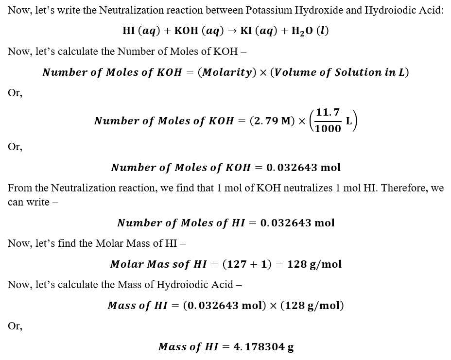 Chemistry homework question answer, step 2, image 1